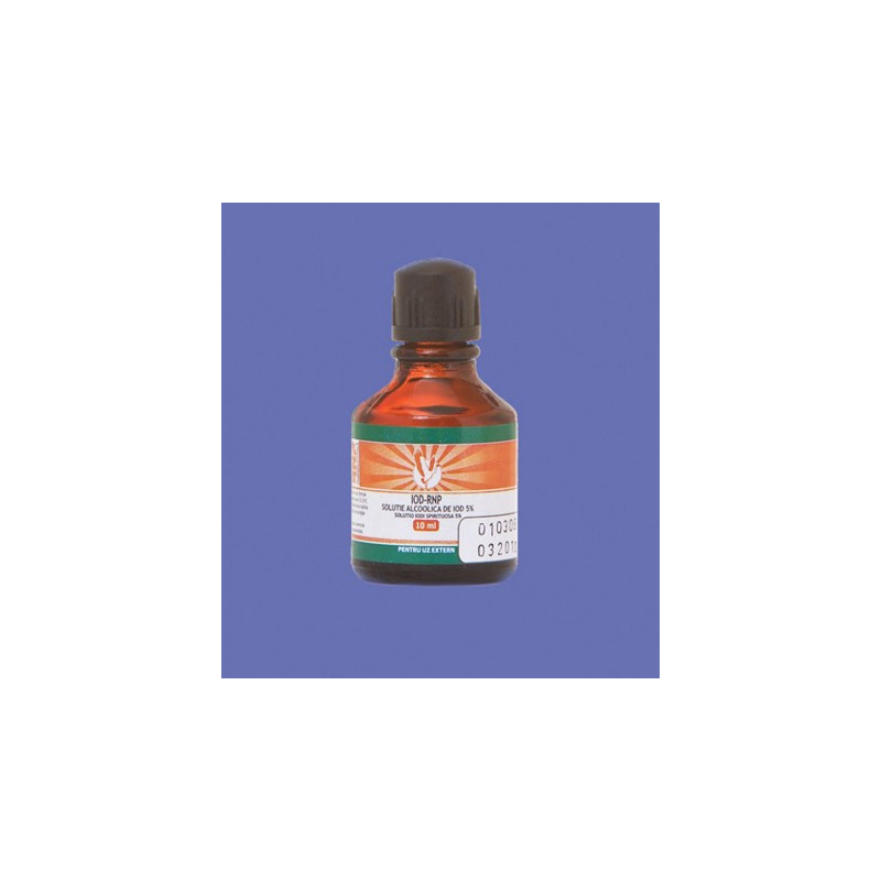 Iod RNP sol alcool 5% 10ml (RNP)