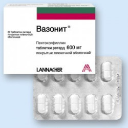 Vasonit tab ret 600mg N20