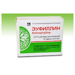 Eufilin Sol. inj. 2.4% 5 ml N10 (Borisov)
