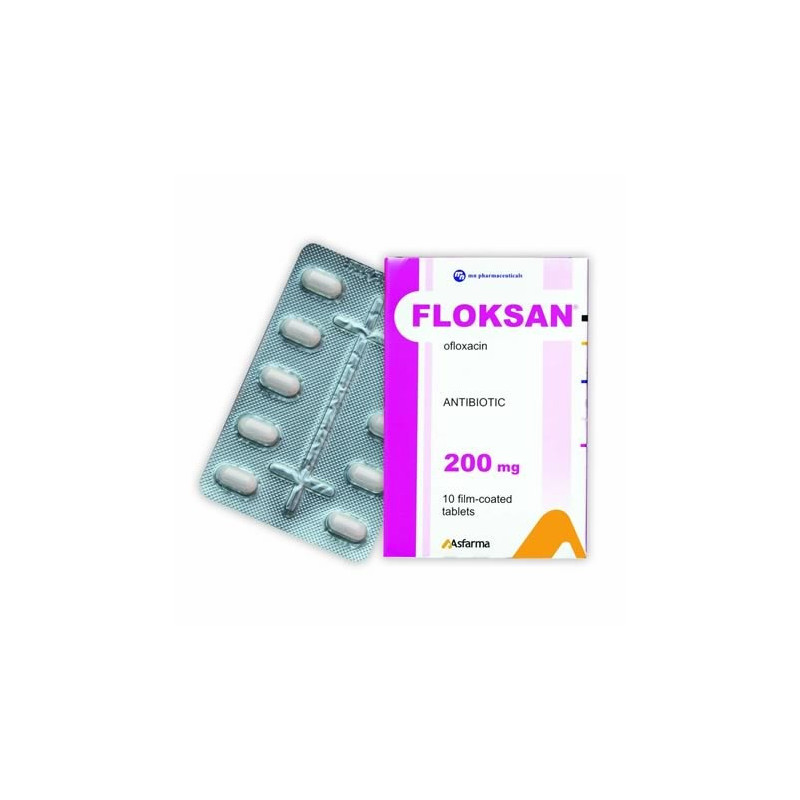 Floksan 200 mg N10 tab