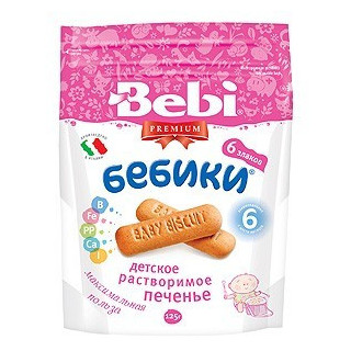 Biscuiti Бебики 6 злаков 125gr