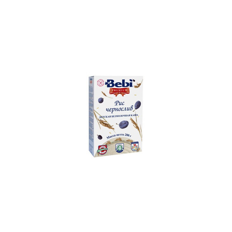 Bebi terci f/lapte orez+pruna 200gr