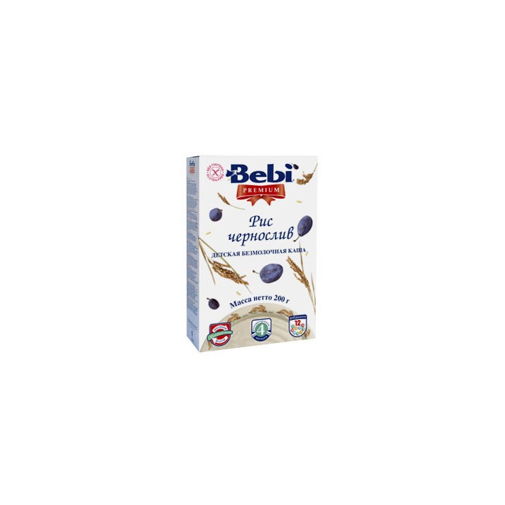 Bebi terci f/lapte orez+pruna 200gr