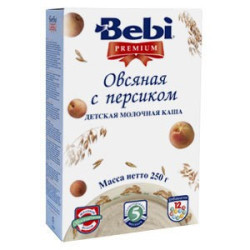 Bebi terci de ovaz cu lapte cu persic 25