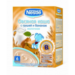 Nestle terci ovaz cu lapte+pere+banane 