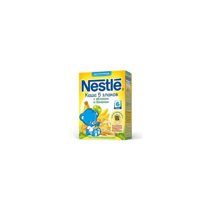 Nestle terci "5 злаков" mar+banane 200