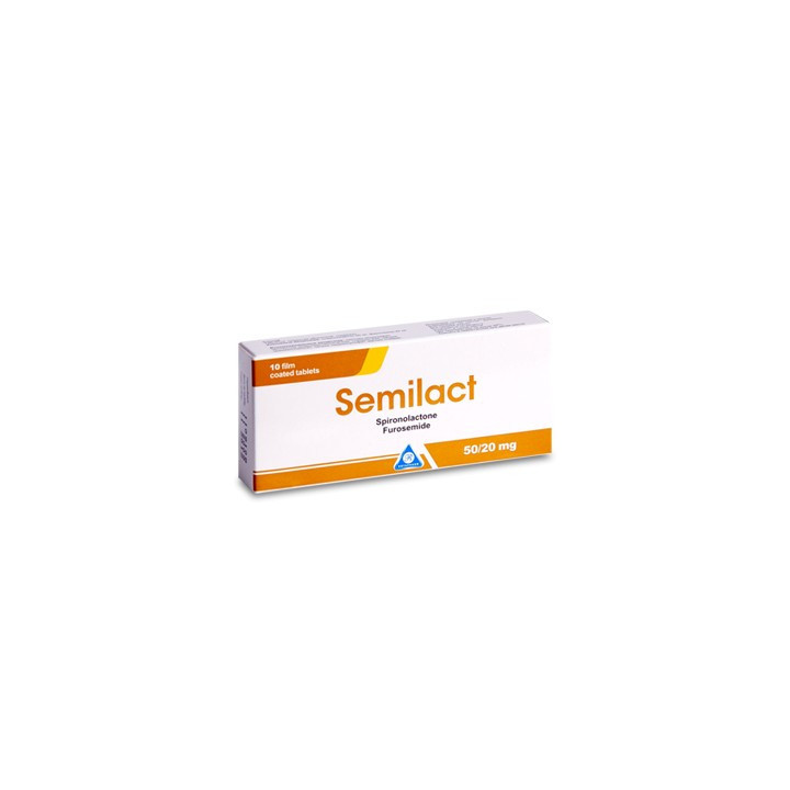 Semilact 50mg+20mg comp. N10