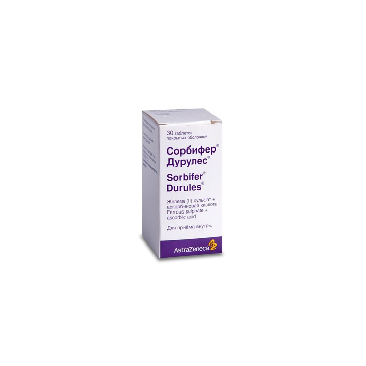Sorbifer Durules tab N30 +%