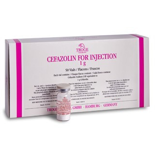 Cefazolin inj 1g im, iv N10 (Troge)