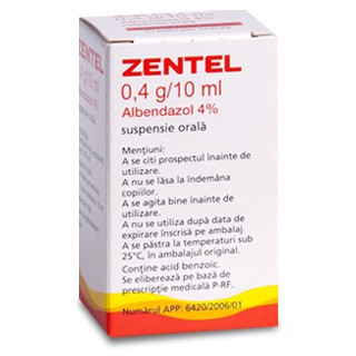 Zentel susp 0.4g/10ml (GSK)