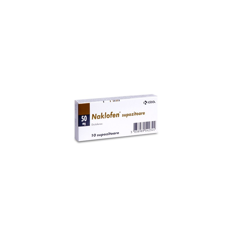 Naclofen sup 50mg N10