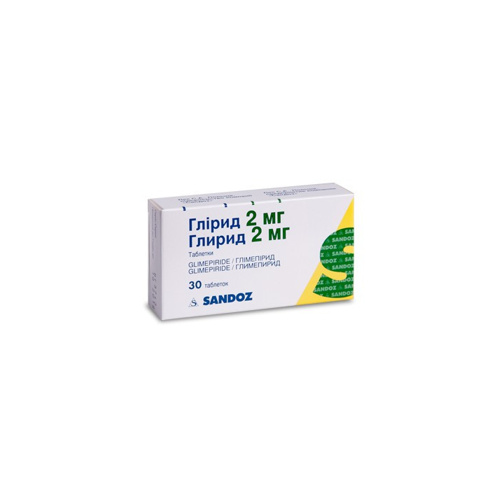 Glirid comp. 2 mg N30