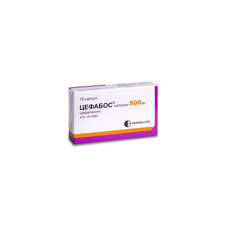 Cephabos 500 mg N16 caps.