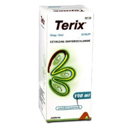 Terix sirop 5mg/5ml 100ml