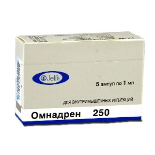 Omnadren fiol 250mg 1ml N5