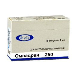 Omnadren fiol 250mg 1ml N5