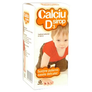 Calciu D3 sirop 100ml (Biofarm)