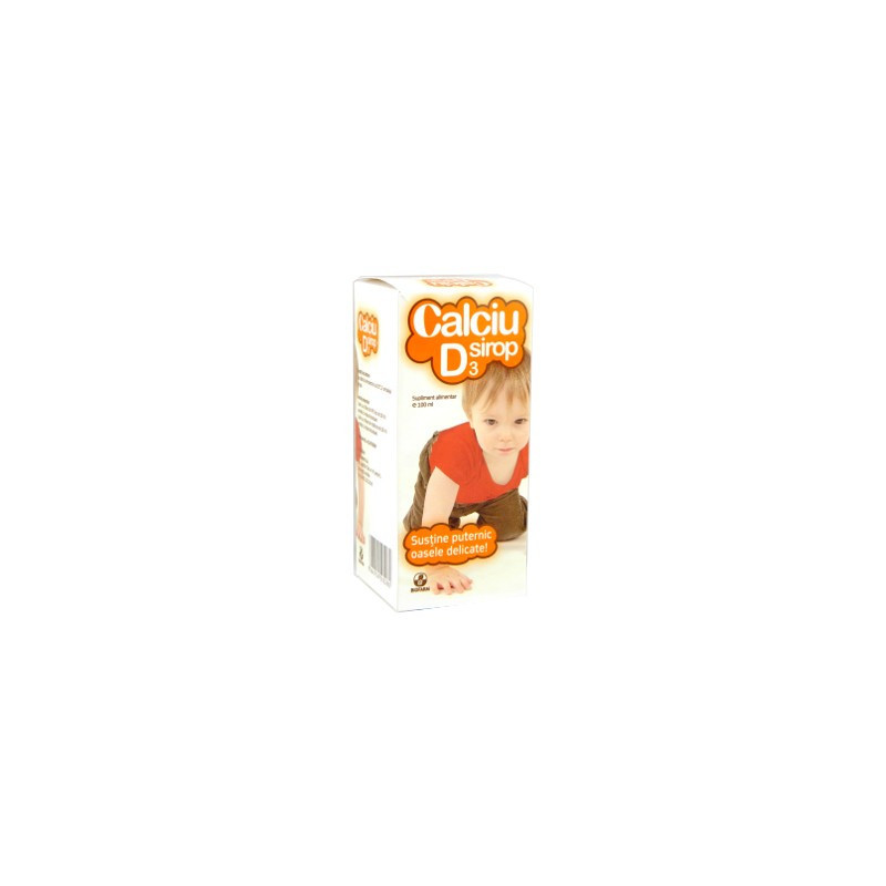 Calciu D3 sirop 100ml (Biofarm)