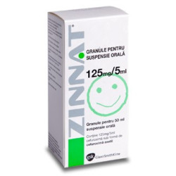 Zinnat susp 125mg/5ml 50ml