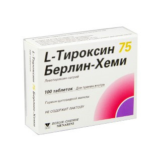 L-Thyroxin-75 BC tab N100