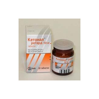 Ketonal ret tab 150mg N20