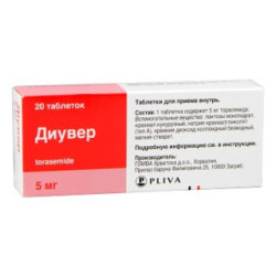 Diuver tab. 5mg N20