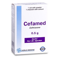 Cefamed 0.5 gr i/m N1+solv