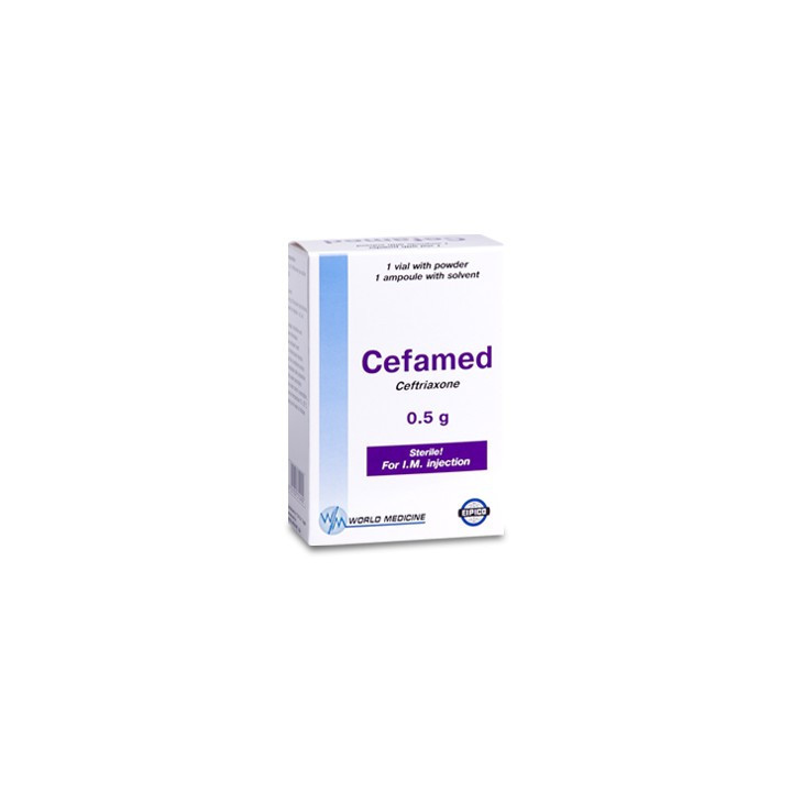 Cefamed 0.5 gr i/m N1+solv