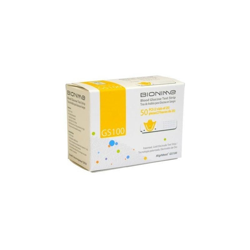 Teste pentru glucometru Bionime GS100 N50