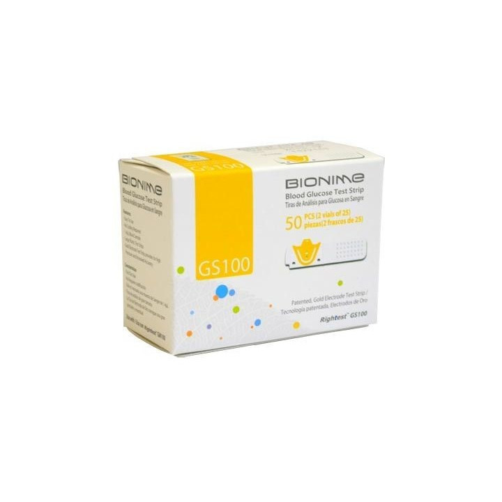 Teste pentru glucometru Bionime GS100 N50