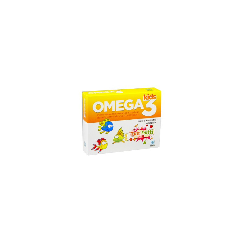 Omega 3 Kids Tutti-Frutti caps.mastic. 