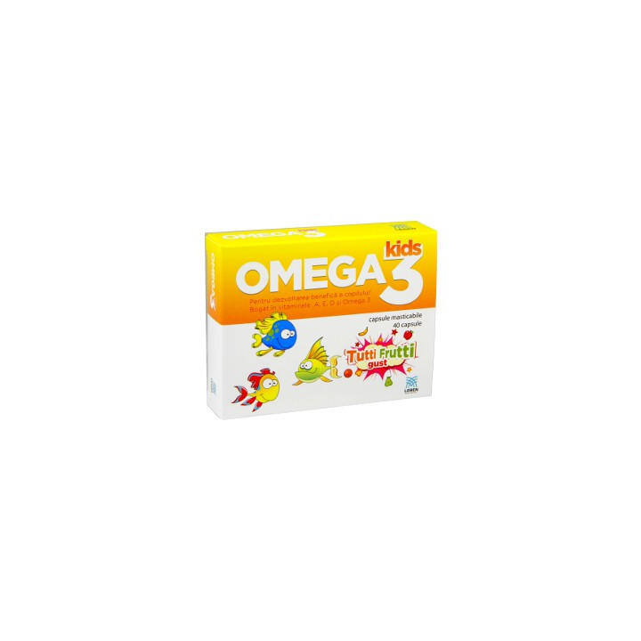 Omega 3 Kids Tutti-Frutti caps.mastic. 
