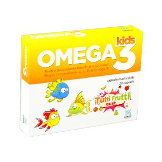 Omega 3 Kids Tutti-Frutti caps.mastic. 