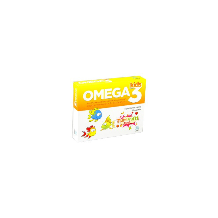 Omega 3 Kids Tutti-Frutti caps.mastic. 