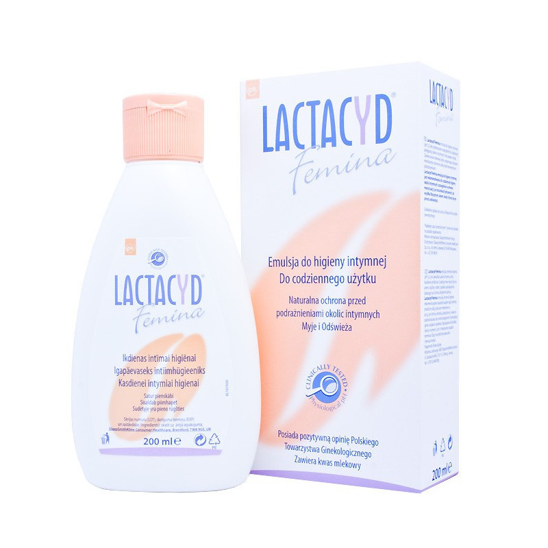 Lactacyd Femina emulsie 200 ml + pom