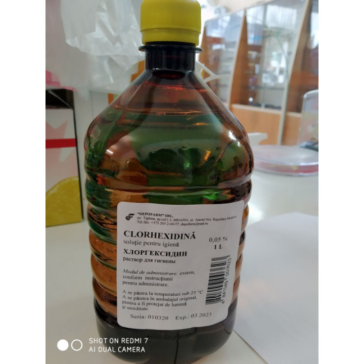 Chlorhexidin bigluconat sol. 0.05% 1000ml (Depo)