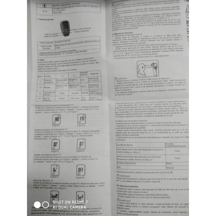 Termometru infrarosu N1 IT-122
