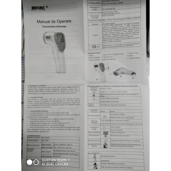 Termometru infrarosu N1 IT-122