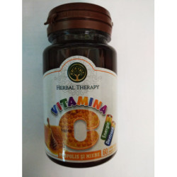 Vitamina C Propolis+Miere compp.mastic. N60 (Herbal Therapy)