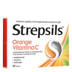 STREPSILS orange vitamina C tab N24