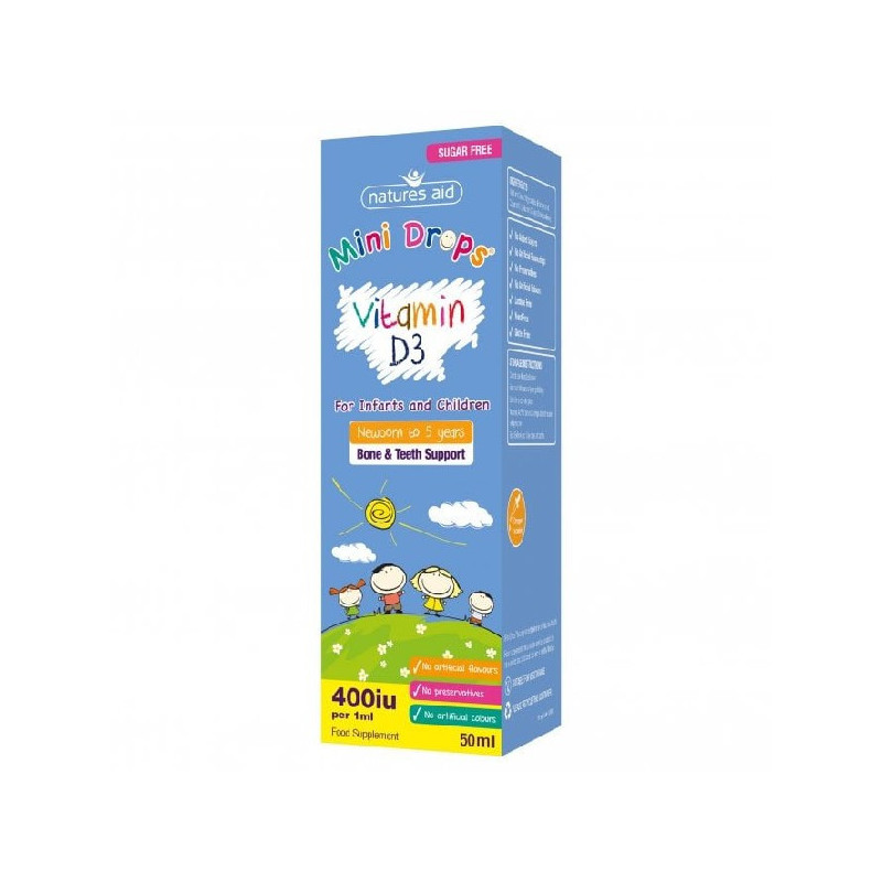 Vitamina D3 400IU pic.orale (0-5ani) 50ml