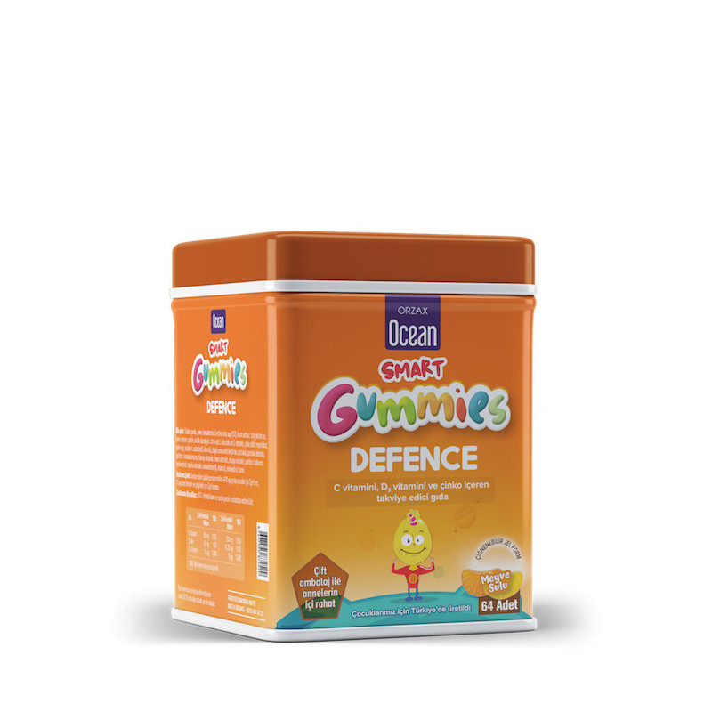 Ocean Smart Gummies Defence (vit.C+Zn+D3) jeleuri N64