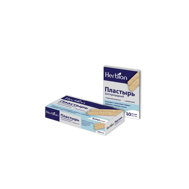 Emplastru bacter. 19x72 N10 (Herbion)