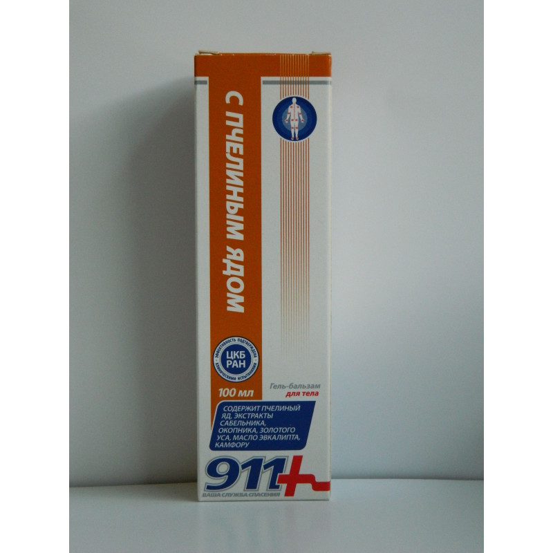 911 "Pchelinii yad" gel pt corp 100 ml