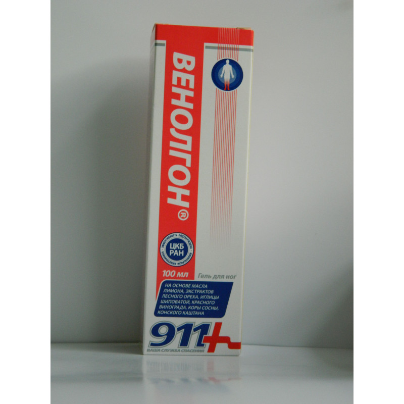 911 Venalgon gel p-u picioare 100 ml - Medicamente