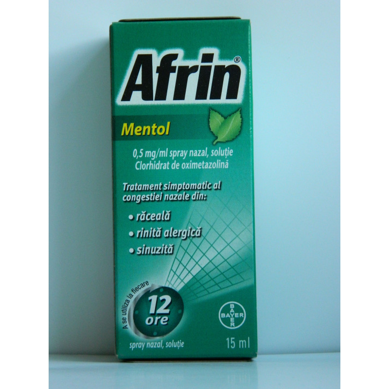 Afrin Mentol spra naz. 0.5mg/ml sol. 15ml