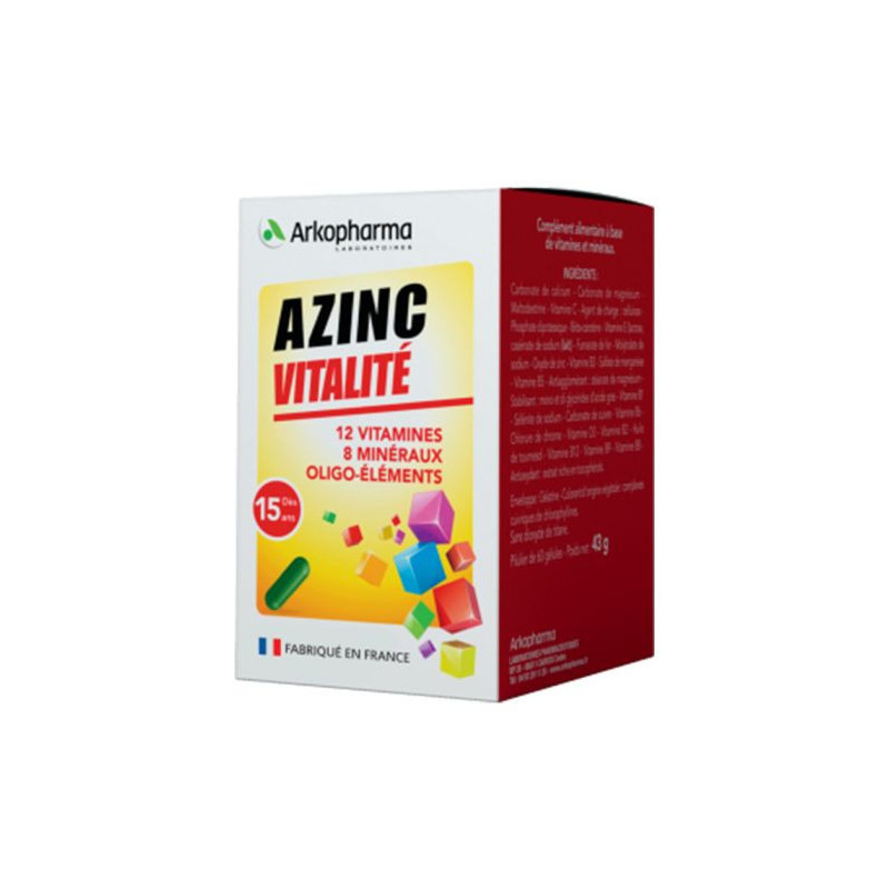 Azinc Adulte caps. N60