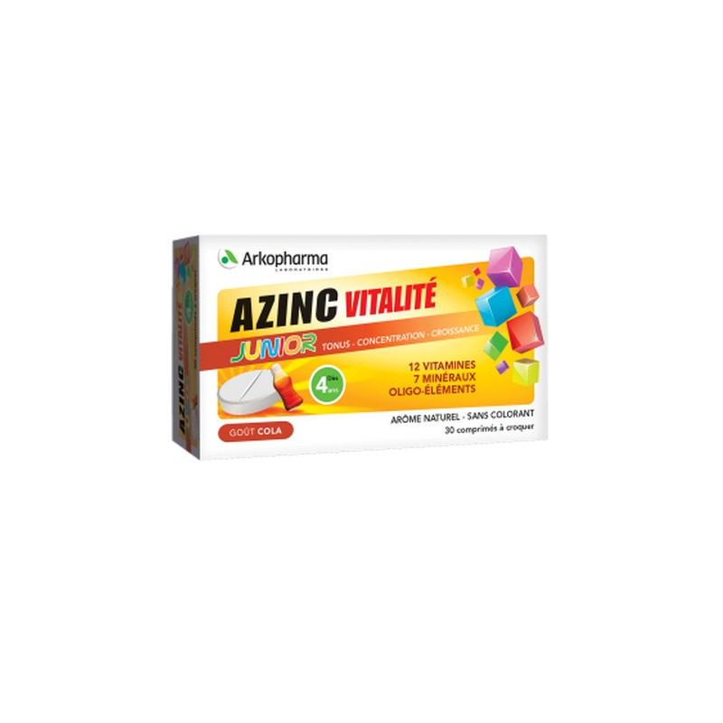 Azinc Junior (Cola) Multivit. N30