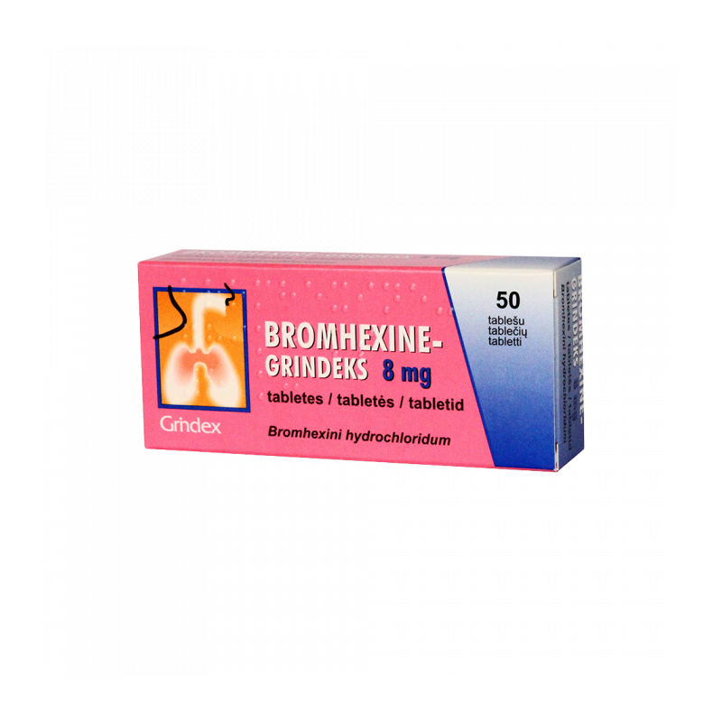 Bromhexin tab 8mg N50 (Grindex)