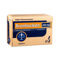 Bronhoclean praf 200mg 3gr. N10 (Balkan) Acetilcistein